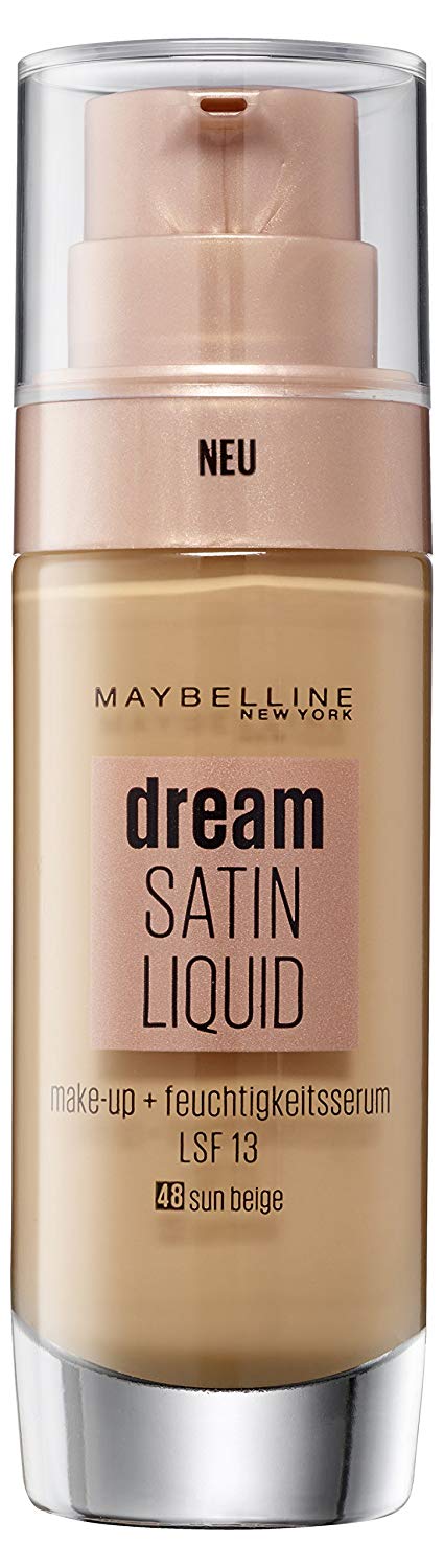 Maybelline Dream Satin Liquid Make-up 30 ml, ‎nr. beige sun