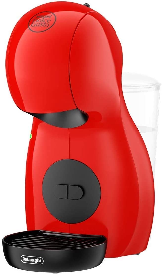 DeLonghi De\'Longhi Nescafé Dolce Gusto Piccolo XS EDG Capsule Machine for Hot and Cold Drinks 15 Bar Pump Pressure Manual Water Dosing, red
