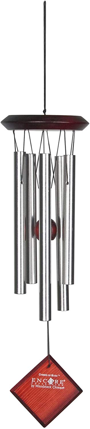Woodstock Encore Collection Silver Chimes Of Mars Windchime