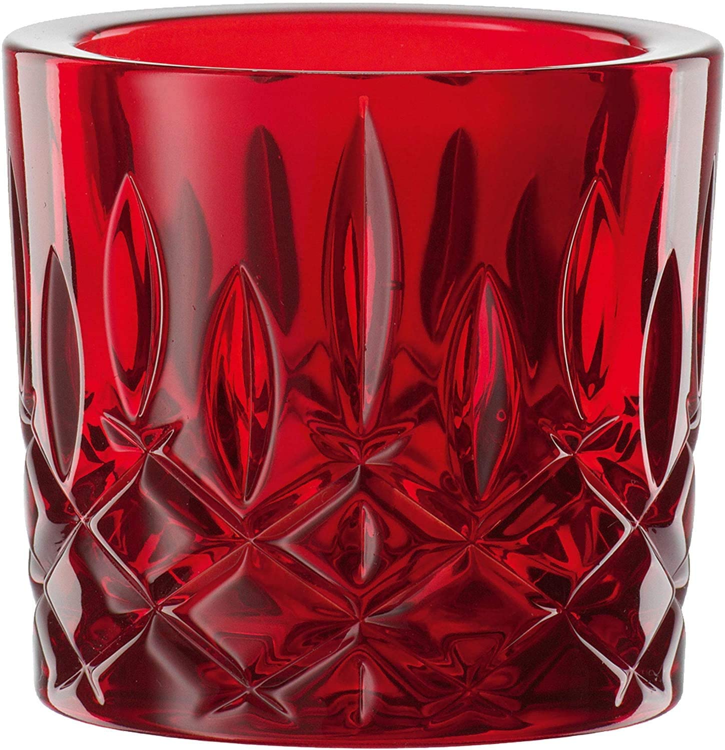 Spiegelau & Nachtmann, Noblesse 102078 Crystal Glass Tealight Holder Height 6.6 cm Red