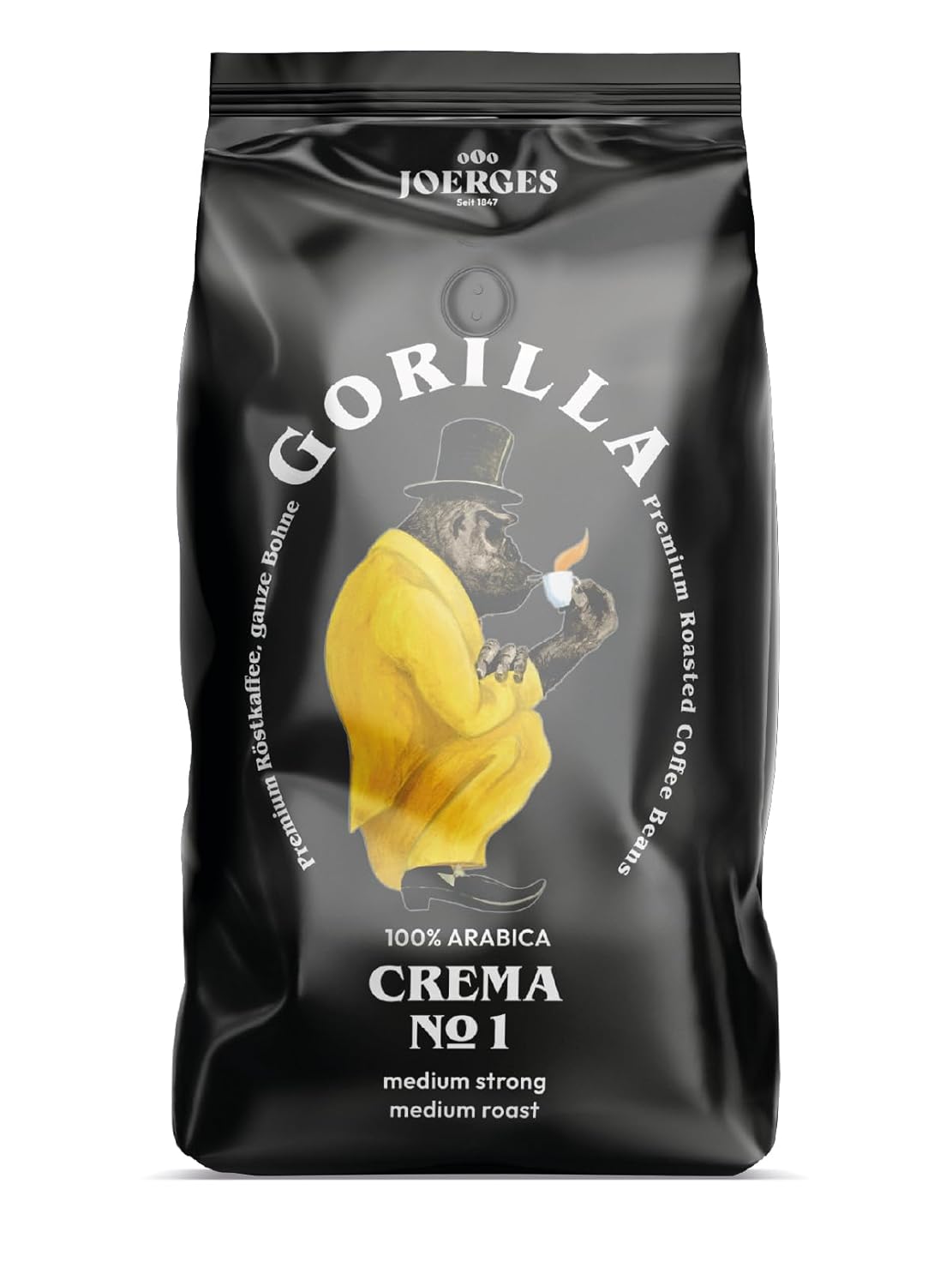 Joerges Dark Roast Espresso Gorilla Crema No.1, 1 kg