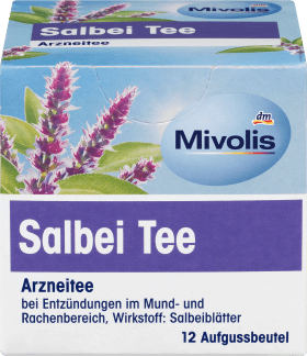 Mivolis Medicinal tea, sage tea (12 x 1.5 g), 18 g