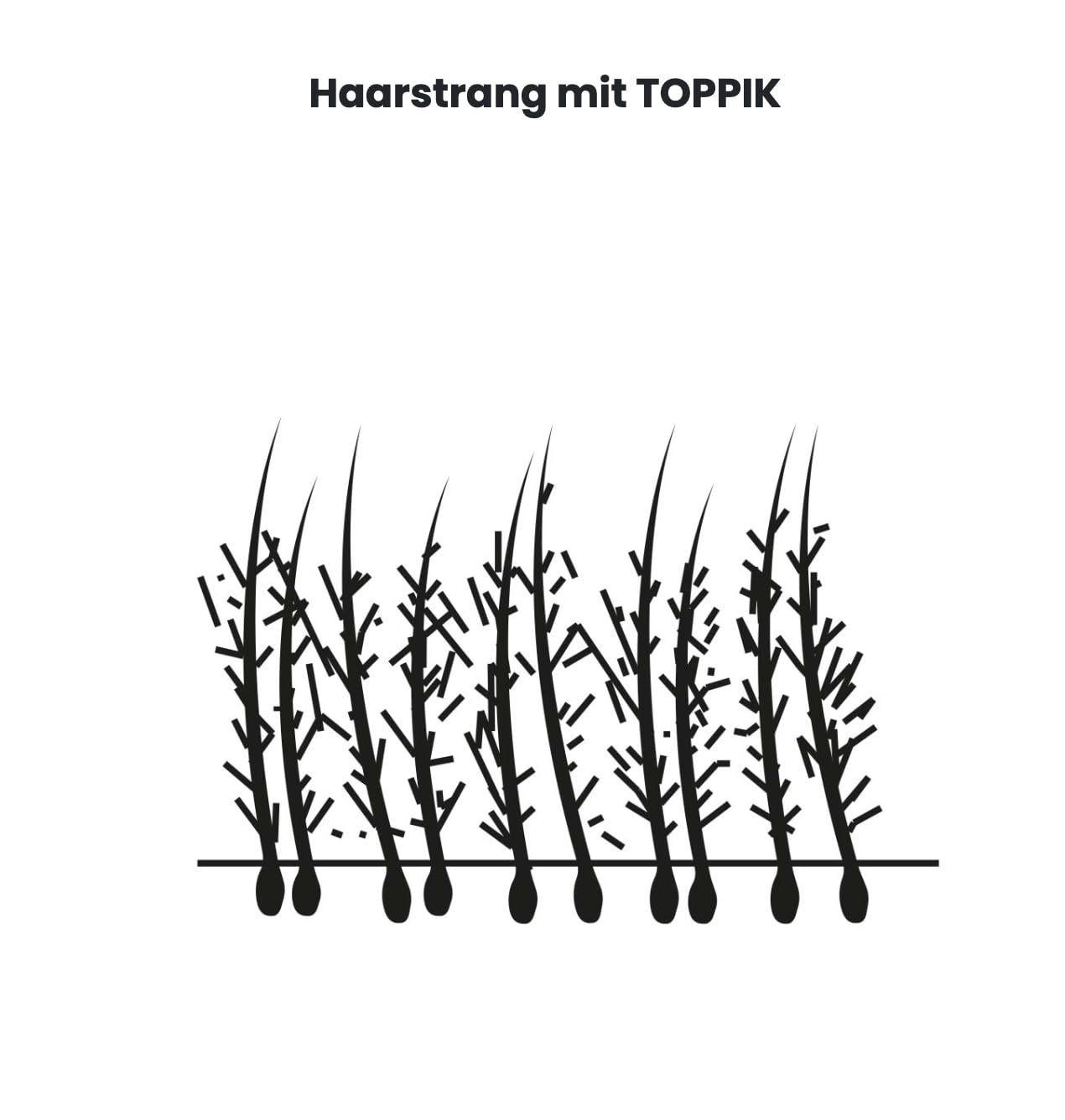 Toppik 27.5 g Hair Thickening Hair Fibers Microhairs Medium Brown Pack of 3