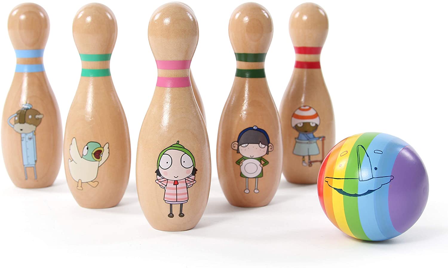 Sarah & Duck 9015 Classic Wooden Cone Set