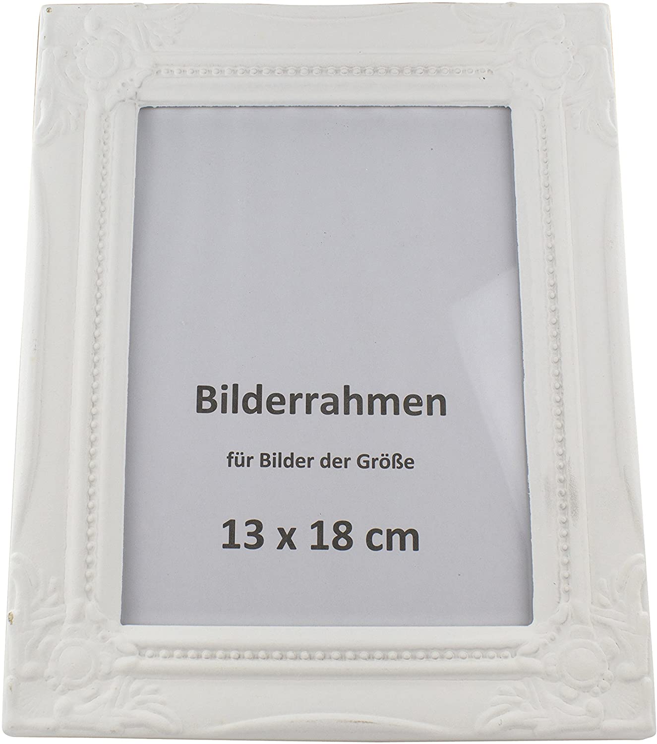 Wood Picture/Photo Frame With White Detail