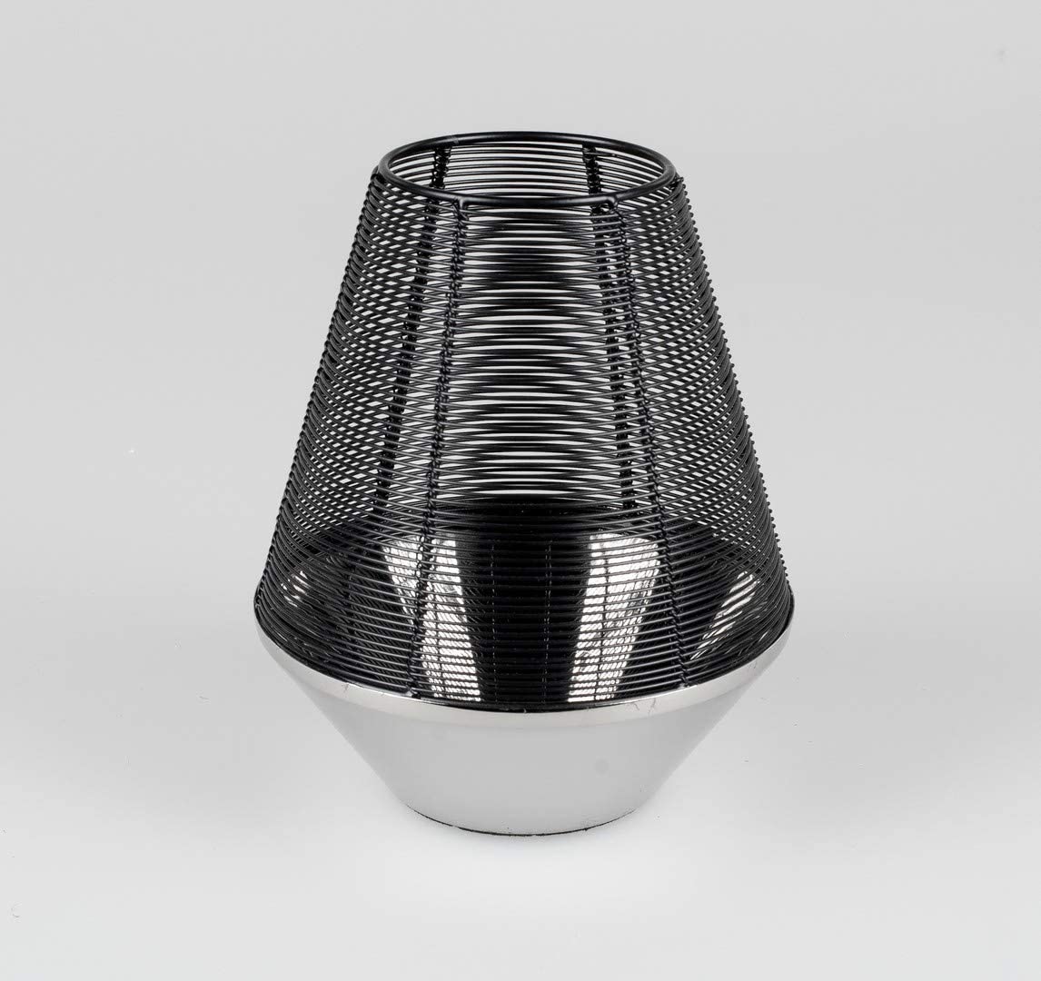 Itrr Lantern Nickel-Black, Approx. 16 X 22 Cm.