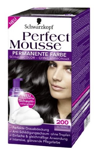 Schwarzkopf Perfect Mousse Permanent Color Level 3 (Pack of 200 Black Pack of 1)