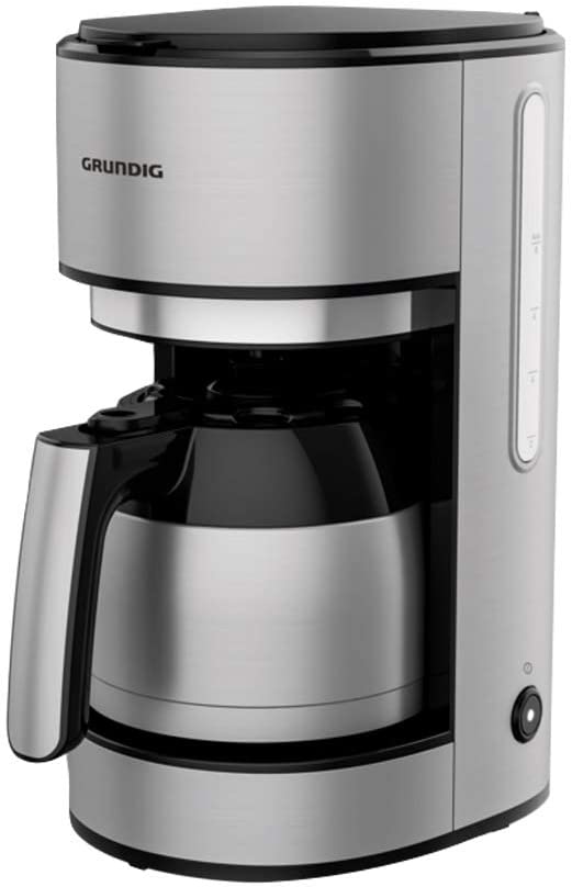 GRUNDIG KM5620T Coffee Maker with Thermal Jug and Powerful 1000 Watt Stainless Steel