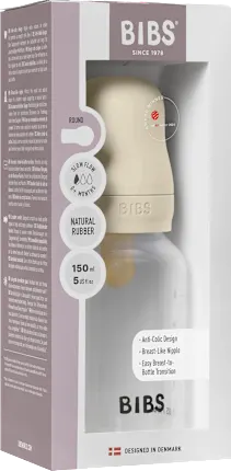 Baby bottle latex cream, from birth, 150 ml, 1 pc