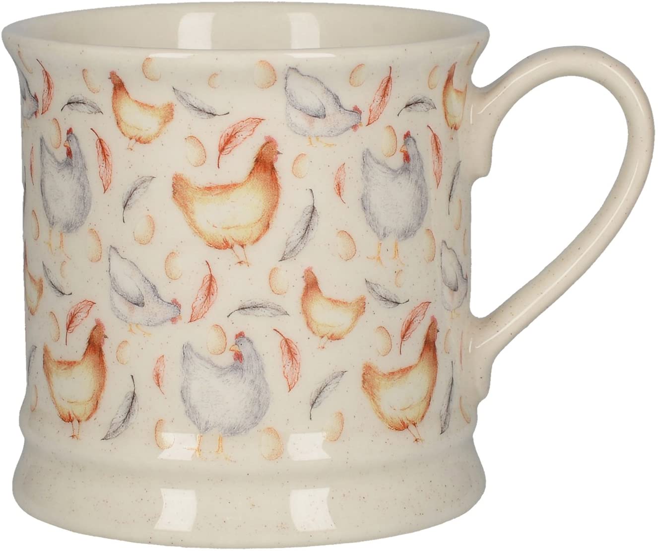 Creative Tops Ceramic Chicken Print Tankard, Multi Color, 13 x 13 x 8,7 cm