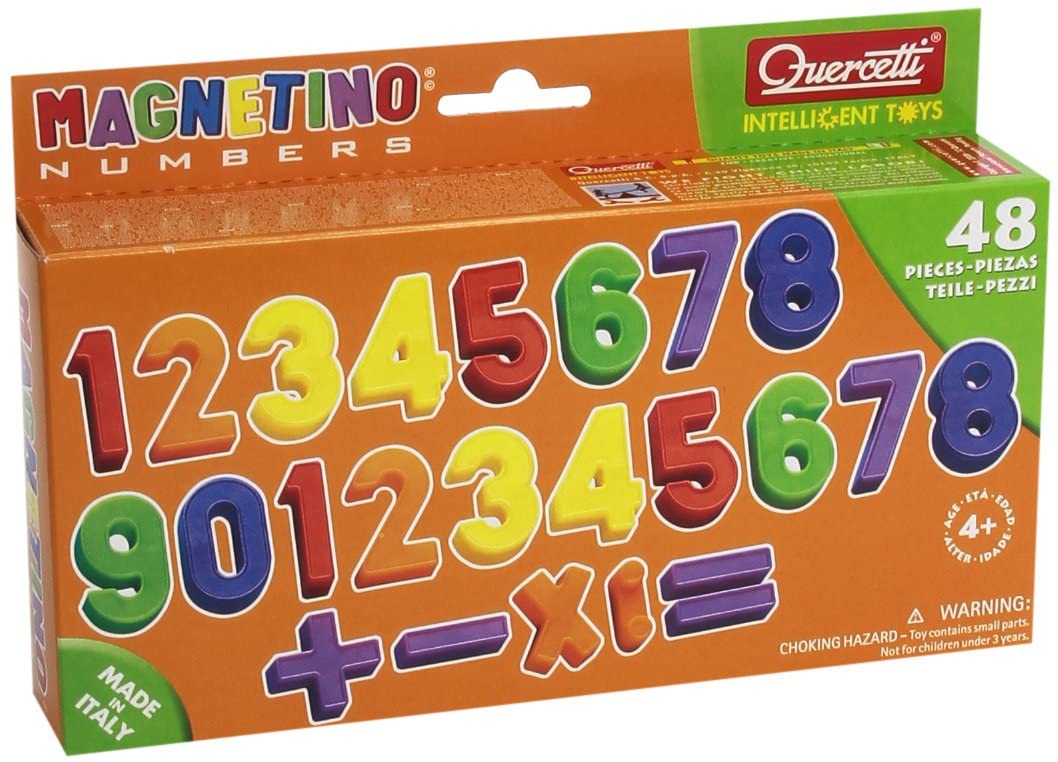 Quercetti 5433-Mag. Numbers 48 Pcs
