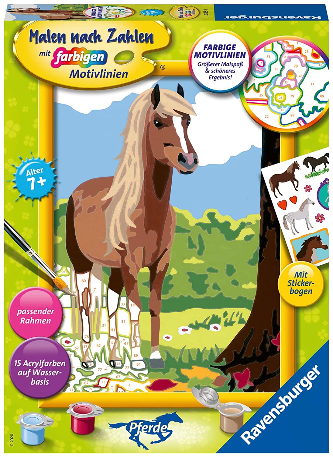 Ravensburger Paint By Numbers, Multicoloured