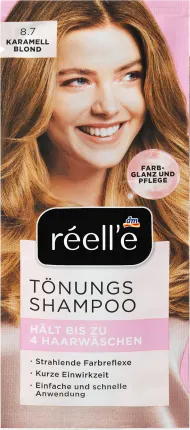 Tönungsshampoo Karamellblond 8.7, 14 ml