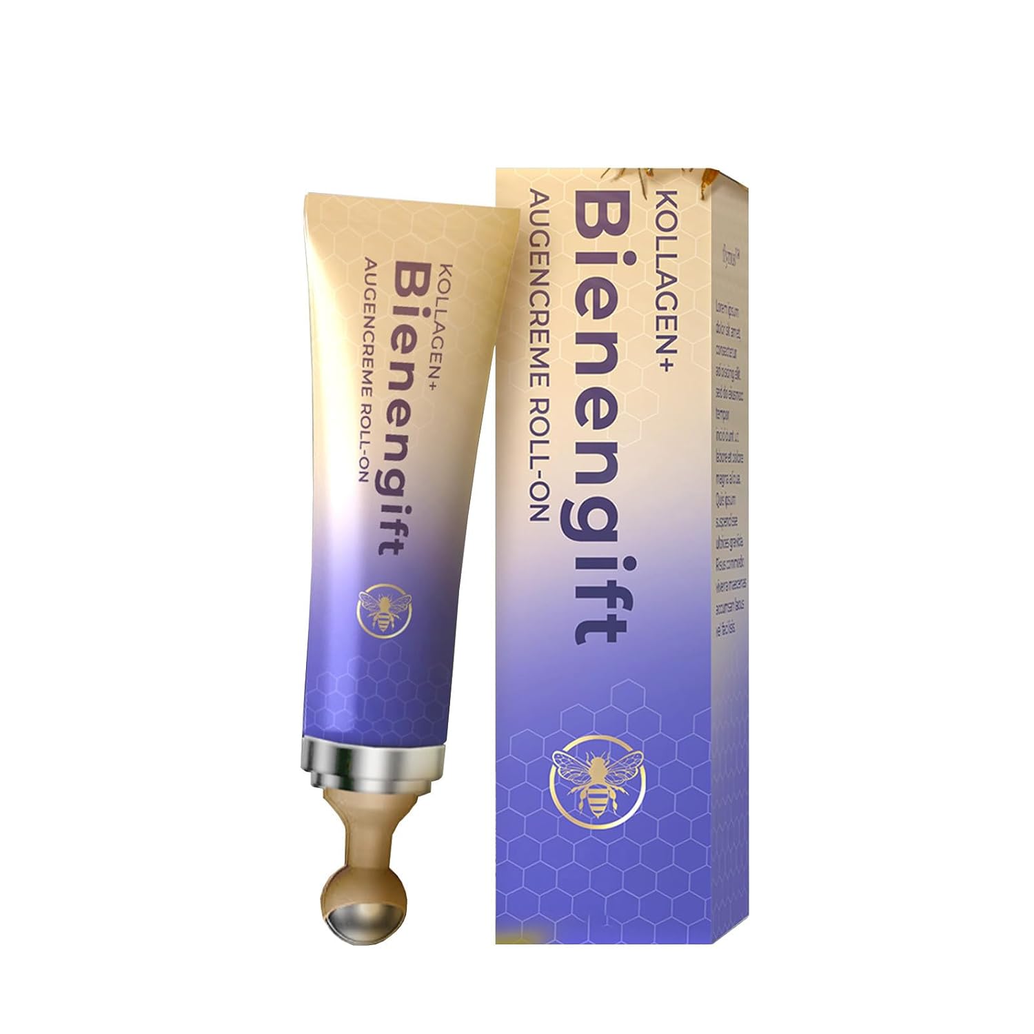 Collagen + Bee Venom Eye Cream Roll, Bee Venom Collagen Eye Cream, Bee Venom Collagen Wake Up Eye Cream, Anti-Ageing Bee Venom Collagen Eye Cream for All Skin Types (1)
