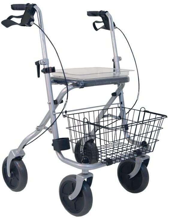 Drive Medical Migo 190/50 Standard Wheeled Walking Aid – Silver