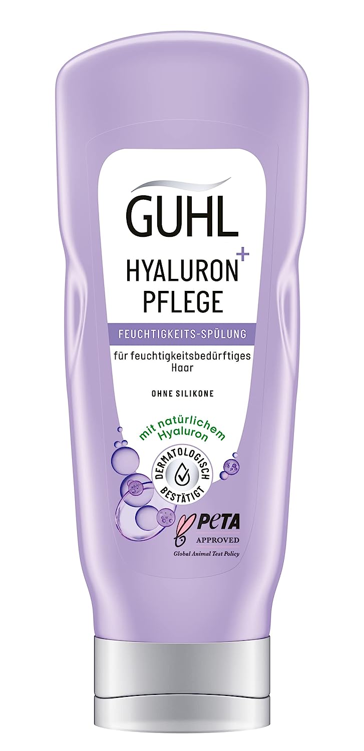 Guhl Hyaluron+ Care Moisturising Conditioner - Contents: 200 ml - Hair Type: Moisturising - With Natural Hyaluronic - No Silicone