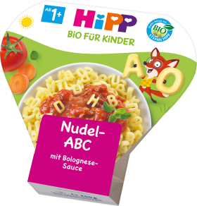 Children's plate Flying noodle ABC with Bolognese sauce from 1 year, 250 g