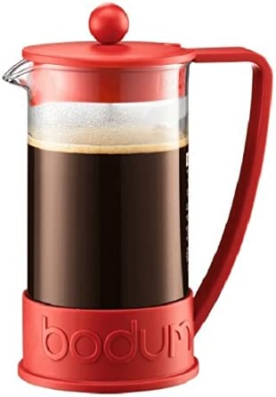 Bodum Brazil French Press Cafetiere 8 Trophy Red