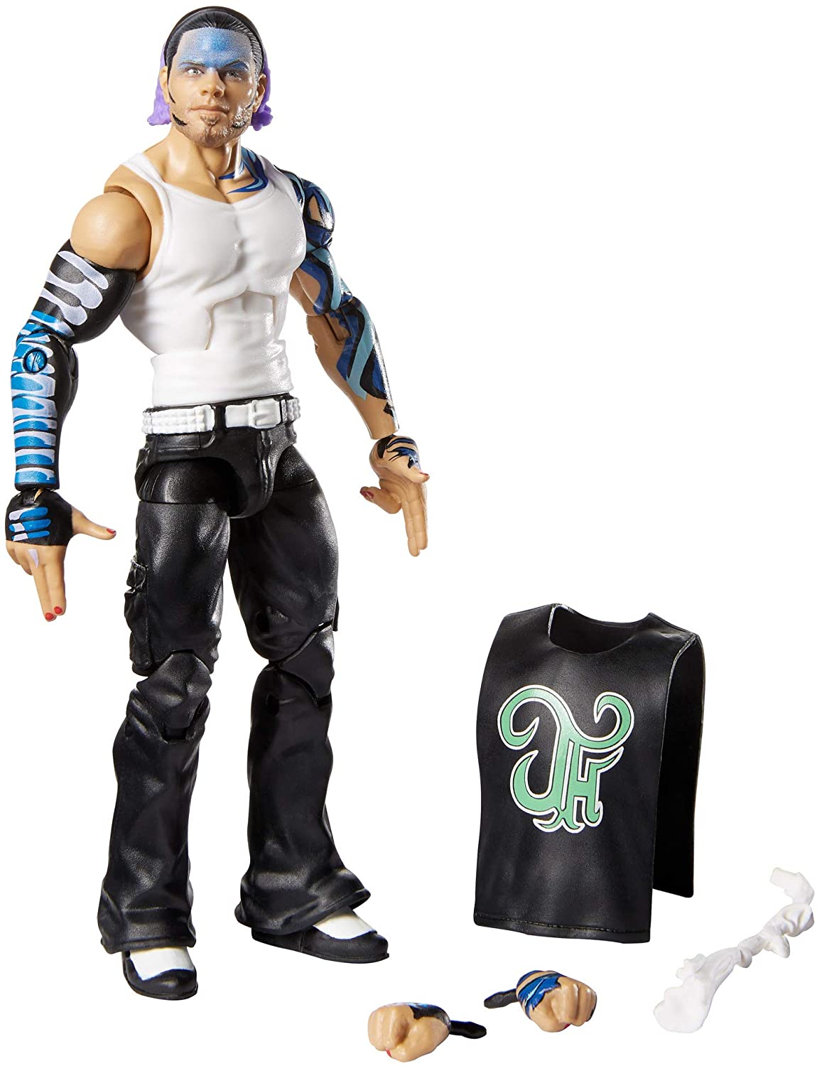 Wwe Gkp88 Elite Collection Deluxe Jeff Hardy Action Figure In Wrestling Loo