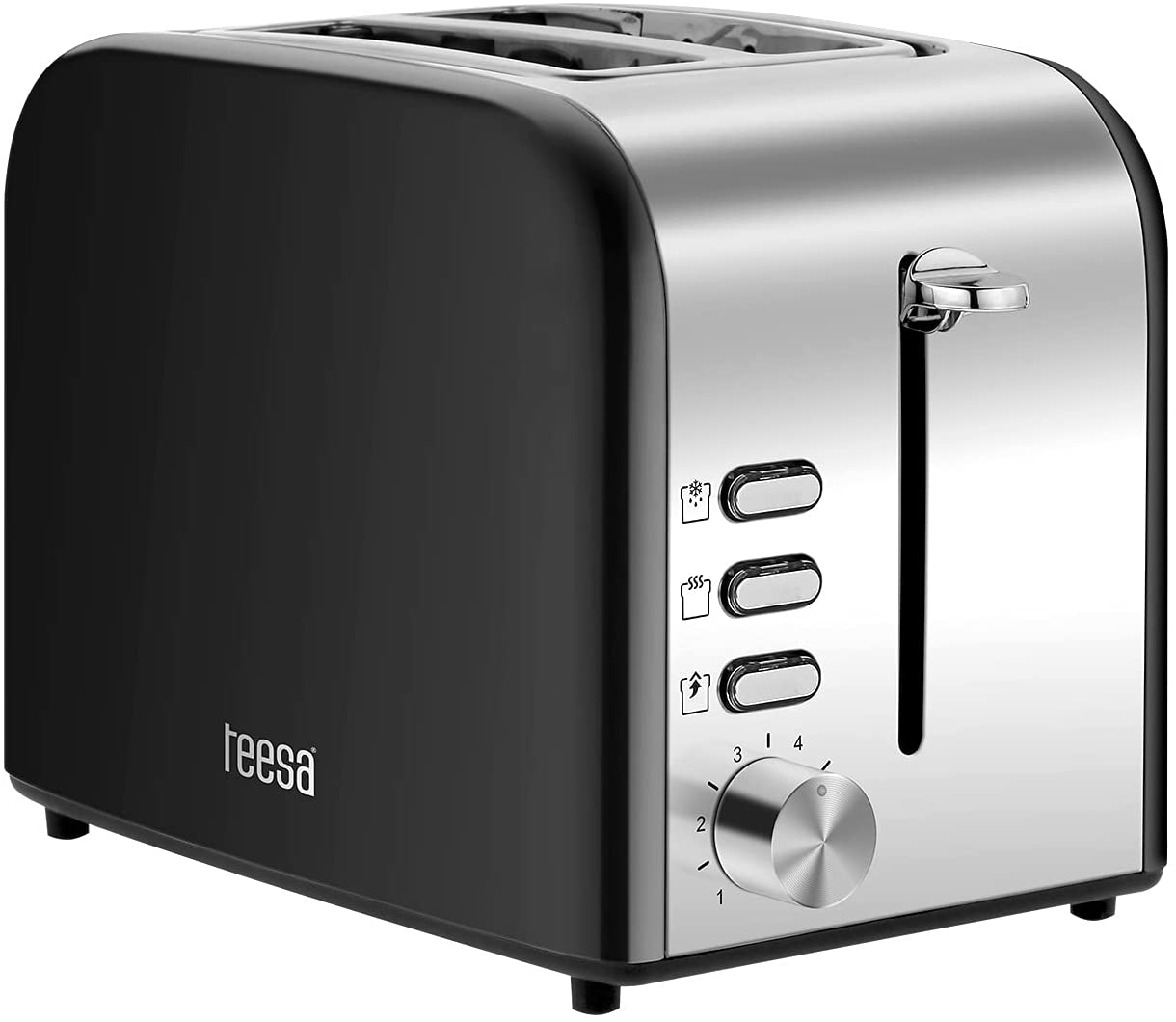 Teesa 850 W TSA3300 Toaster Black / Silver