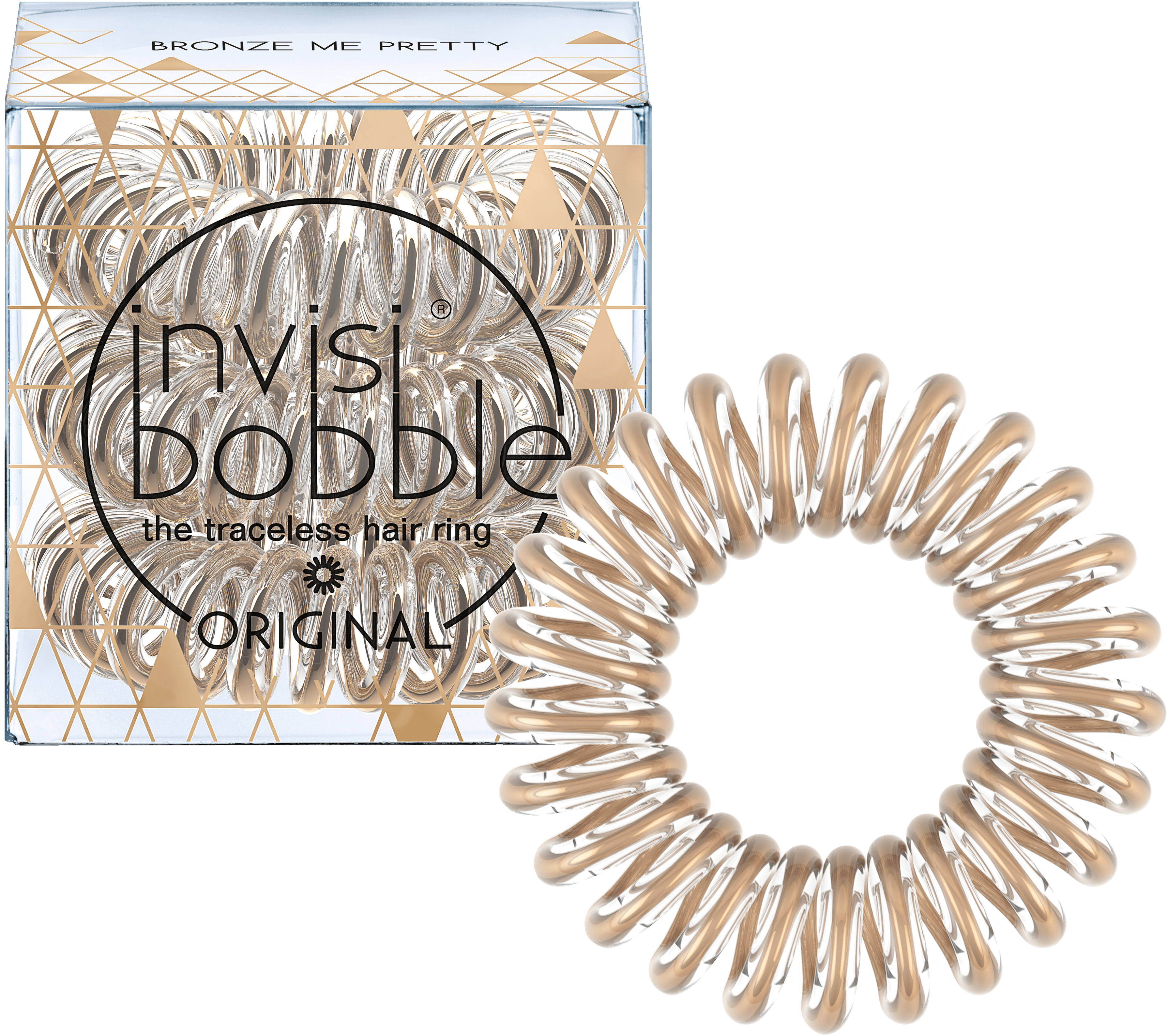invisibobble Haargummi Time To Shine Bronze, 3 St