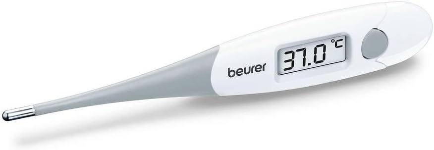 Beurer FT 15/1 Fever Thermometer, White/Grey