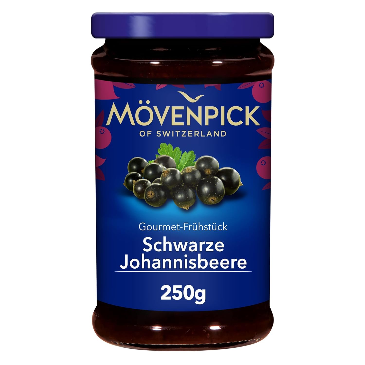 Gourmet Breakfast Blackcurrant, Premium Fruit Spread, 250 g