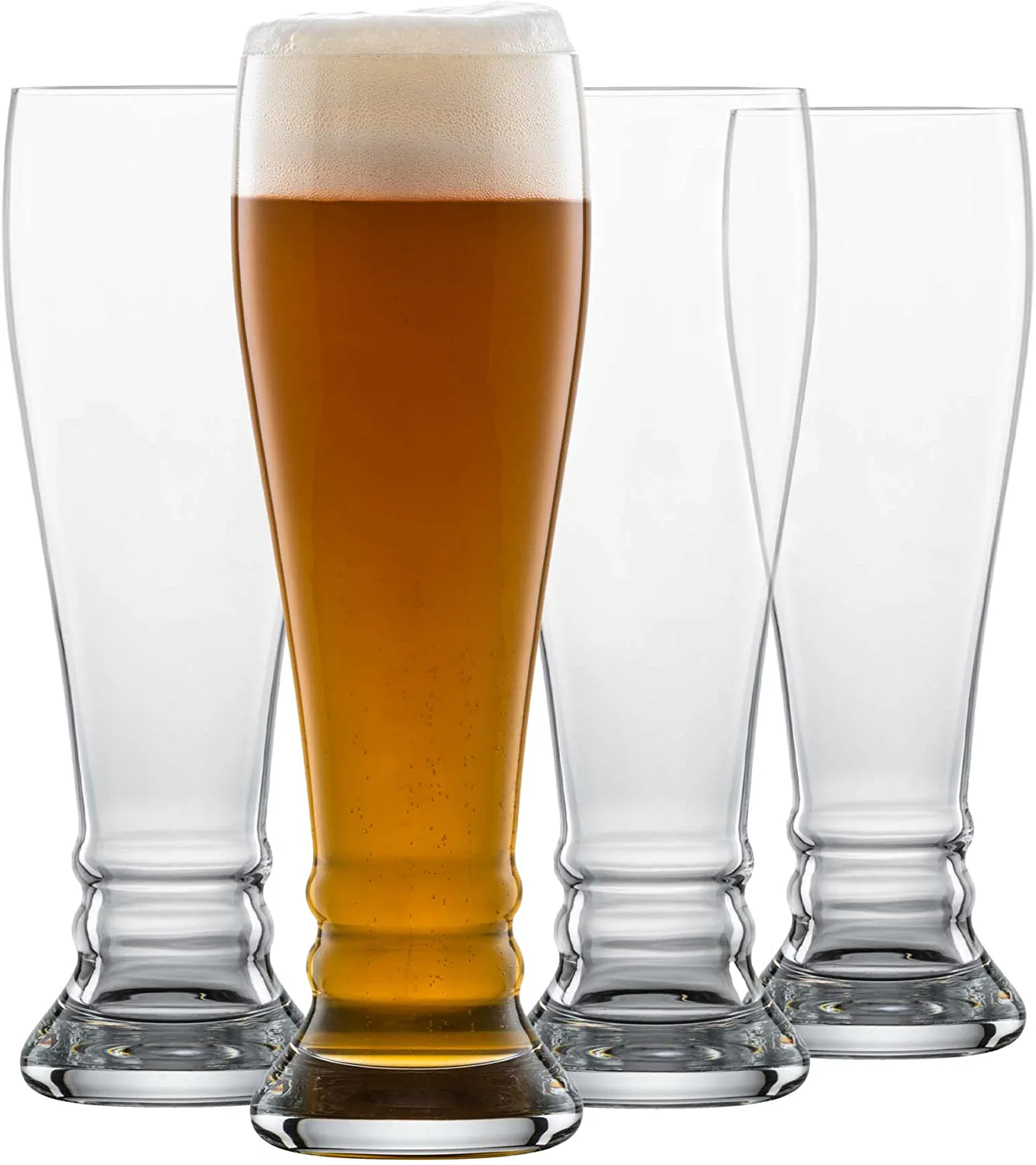 Schott Zwiesel Bavaria Beer Basic 130004 Wheat Beer Glasses Set of 4 Glass in Crystal 0.5 L Dimensions: 8.4 cm x 8.4 cm x 25.2 cm