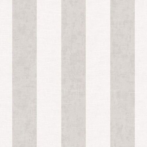 Spectrum Sl18131 Striped Silver & White Galerie Wallpaper