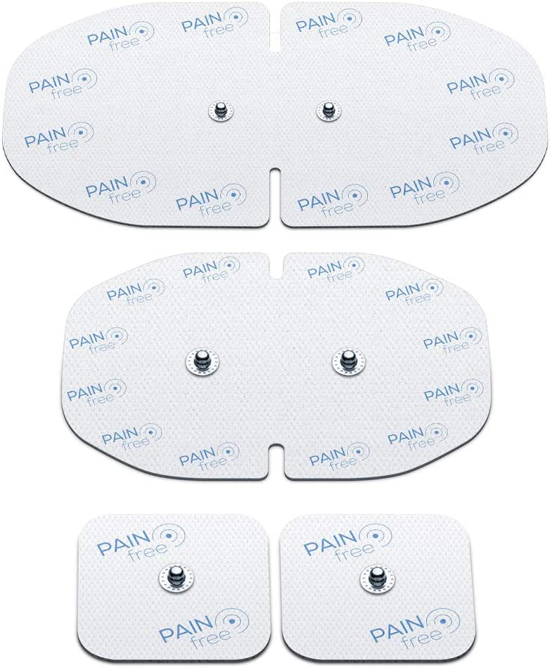 Beurer Replacement Set EM 70 Wireless Electrodes, 8 Self-Adhesive Gel Electrode Pads for Use with EM 70 Digital EMS/TENS
