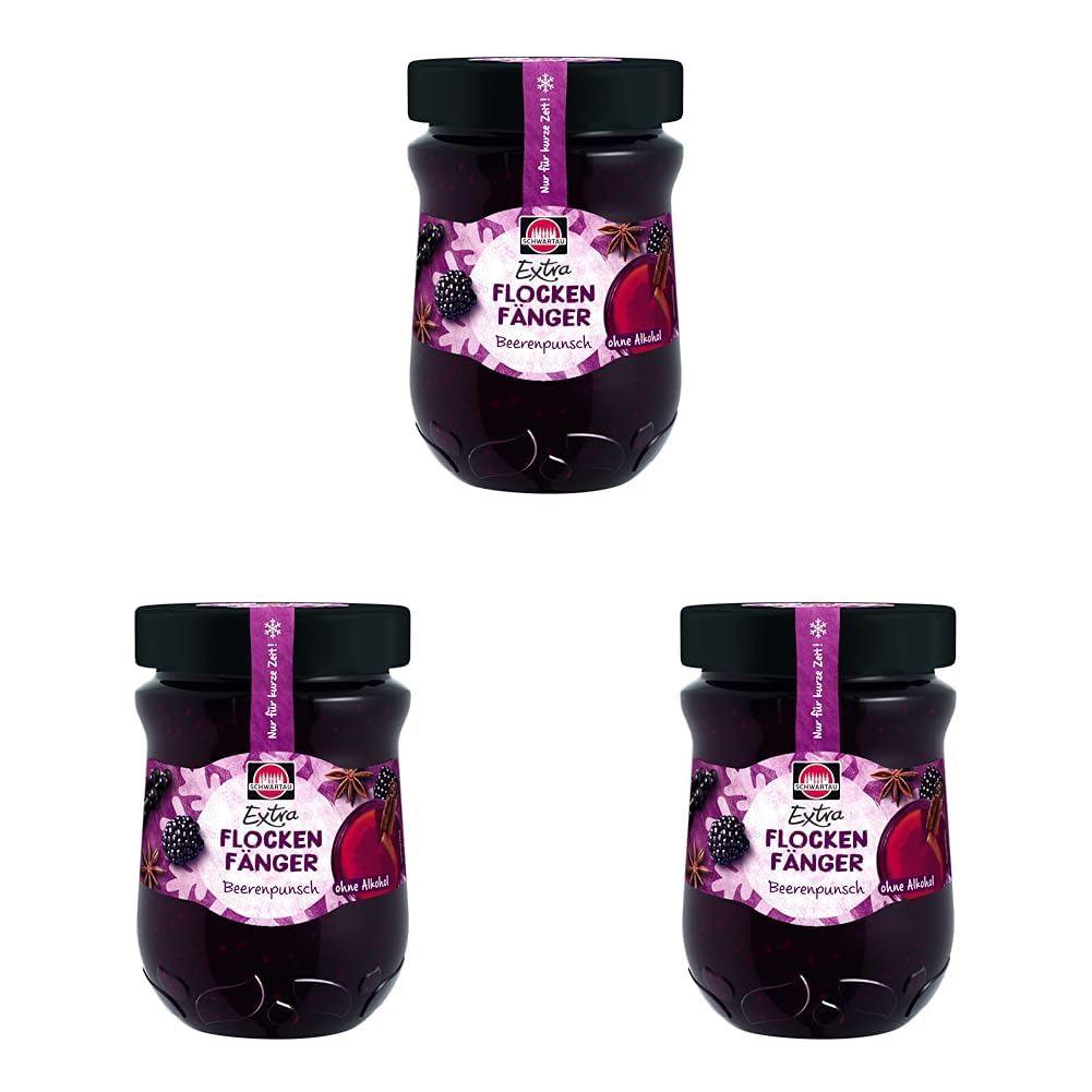 Extra Flake Catcher Berry Punch Winter Jam with Berries 12oz Jar (Pack of 3)