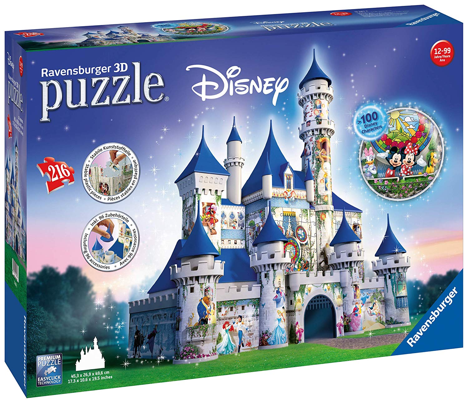 Ravensburger 12587 3D Puzzle Disney Castle
