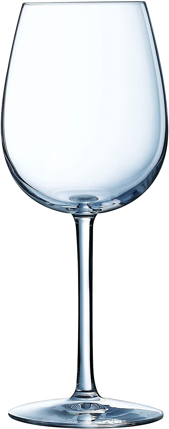 Oenologue Expert Wine Glasses 350 ml – Pack of 6 | Kwarx Wine Glass, Red Wine Glass, Tempered Wine Glass