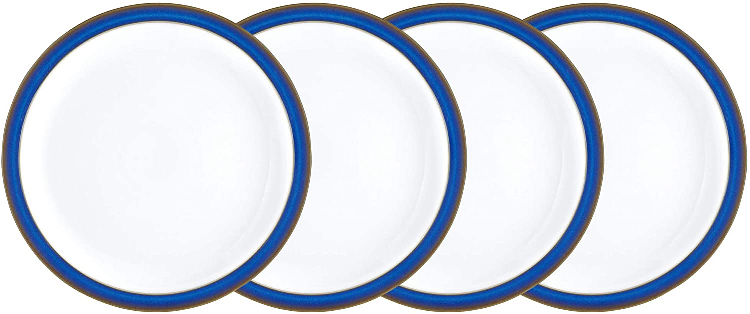 Denby Imperial Blue Dinner Plate, Set of 4