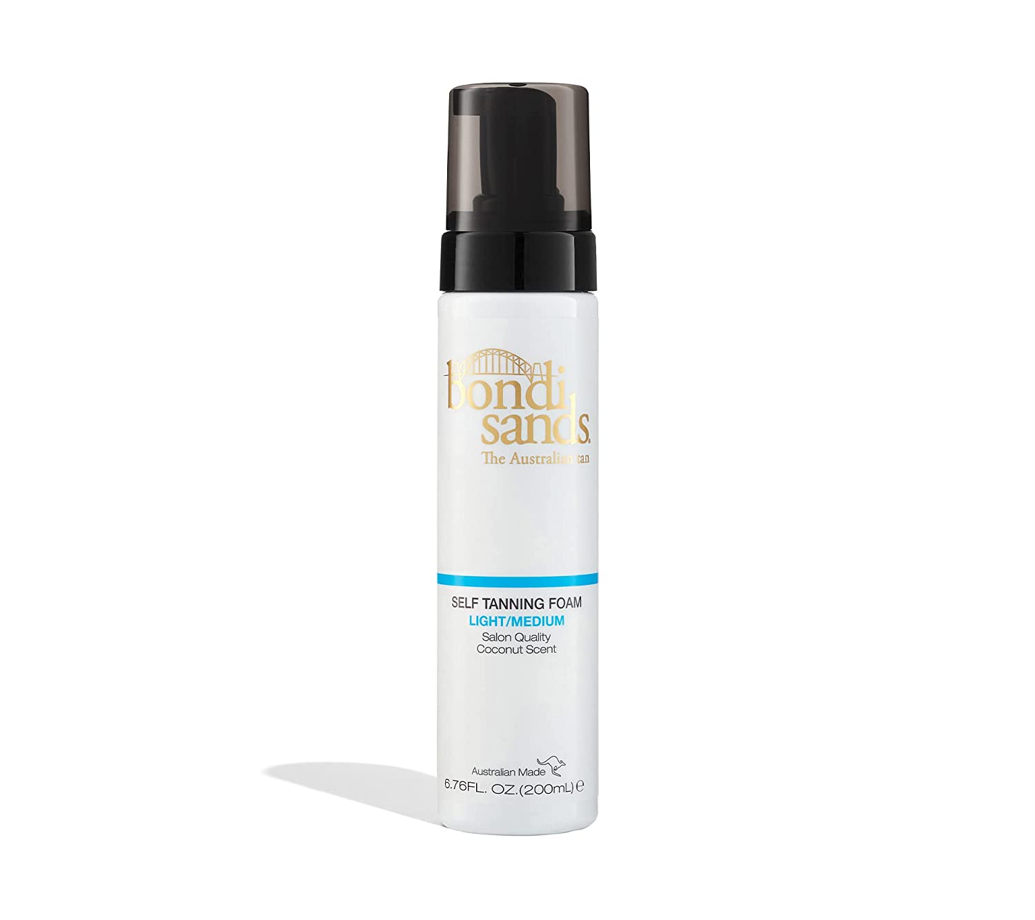 Bondi Sands - Salon Quality Self Tanning Foam for Smooth, Natural Bronzed Skin - Light/Medium - 6.76 Fl Oz by Bondi Sands, ‎brown