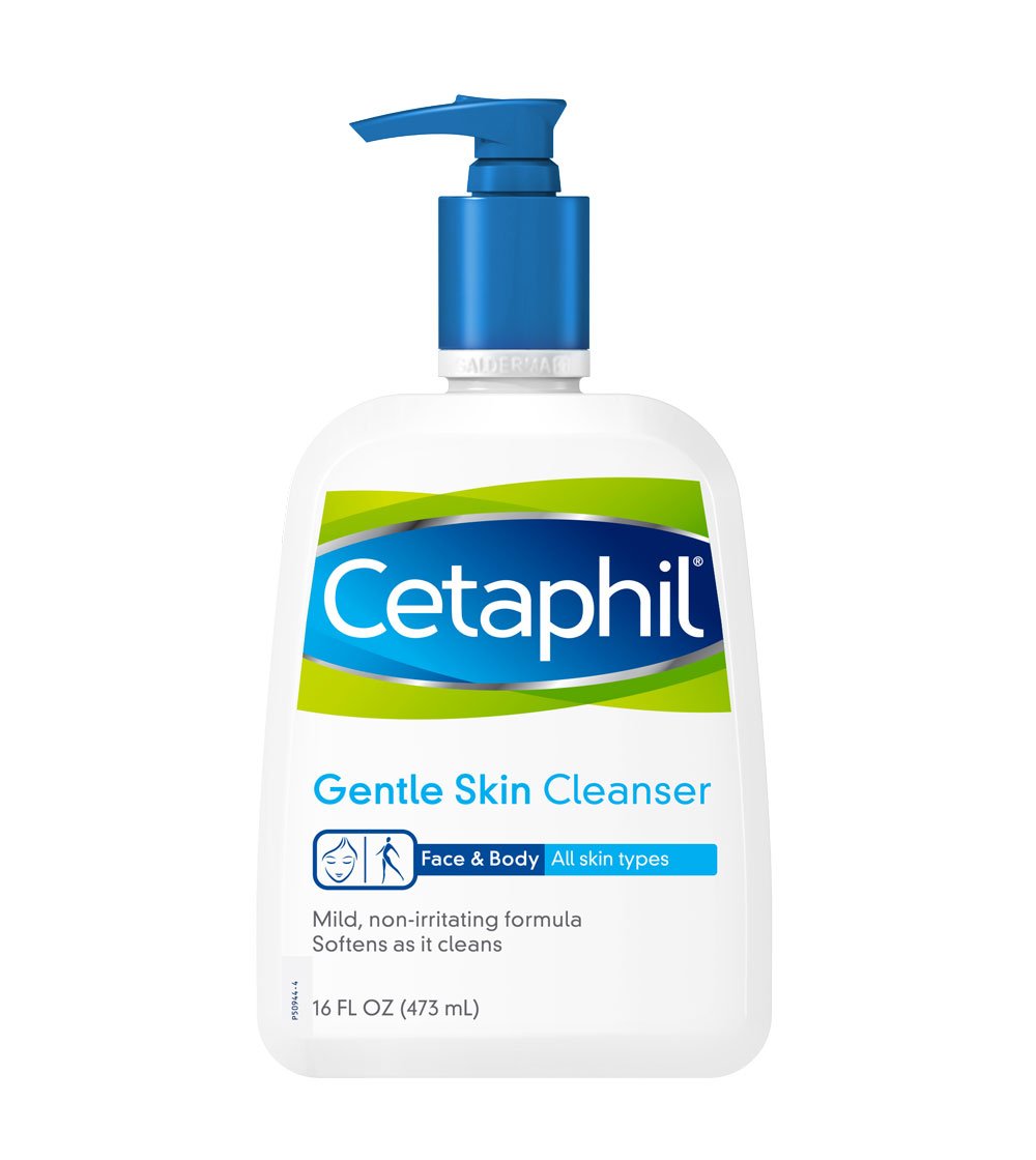 Cetaphil Gentle Cleanser for All Skin Types, Pack of 2, 16 oz