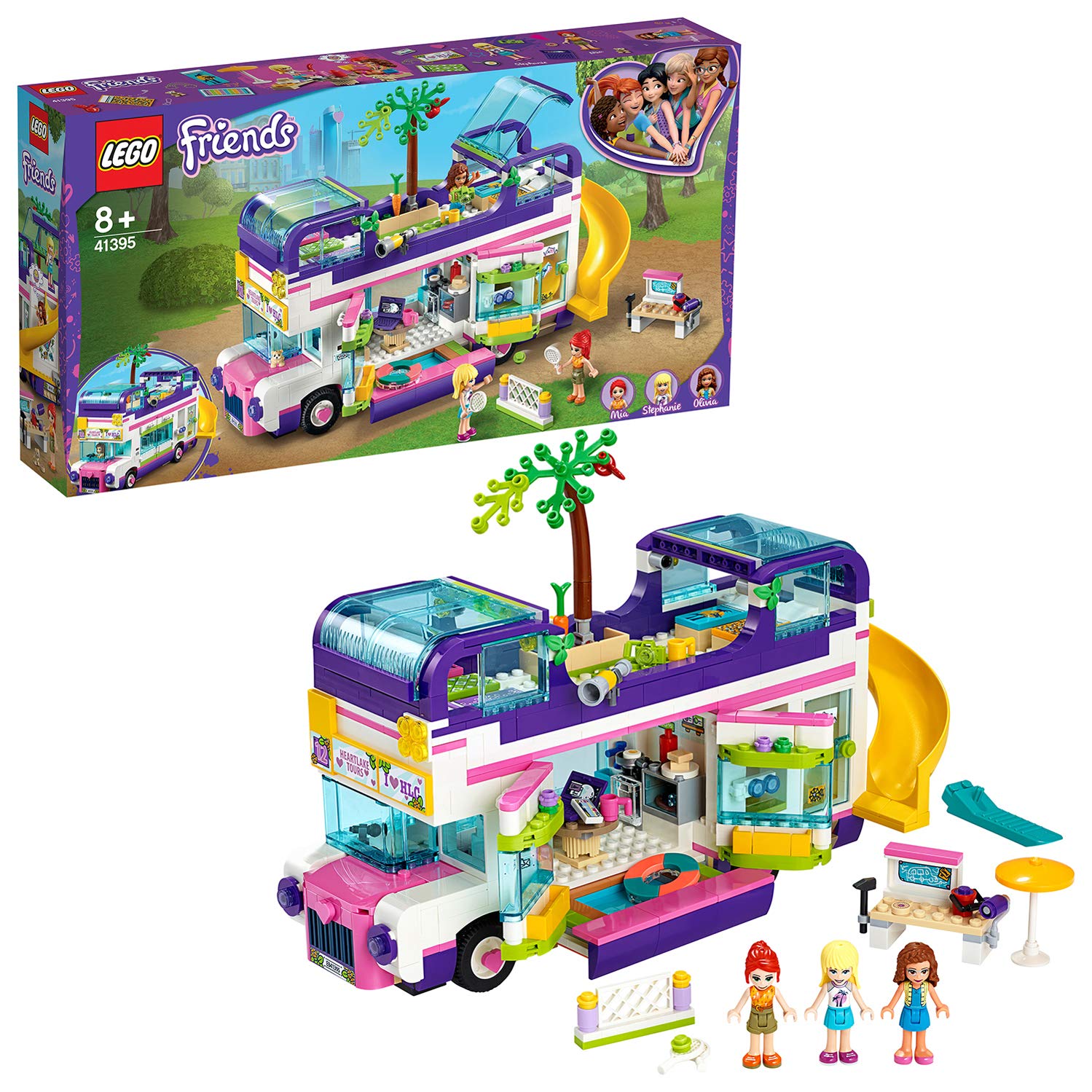 Lego 41395 Friendship Bus, Friends, Building Set