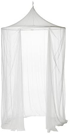 IKEA SOLIG \'Bed Canopy Mosquito Net Insect Screen Canopy – 150 cm diameter – Machine Washable At 60 °C; with Suspension