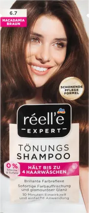 réell‘e EXPERT EXPERT Tönungsshampoo Macadamiabraun 6.7, 25 ml