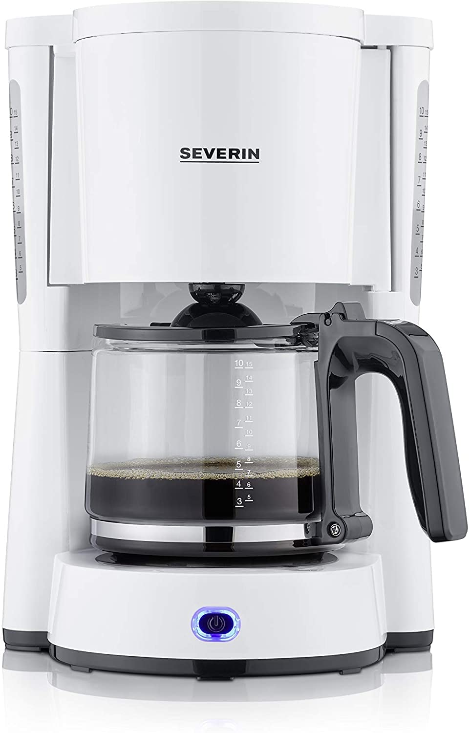 SEVERIN 4816-000 KA 4816 Filter Coffee Machine Type, 1000, Plastic, 1.25 Litres, White
