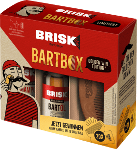 BRISK Gift set Beard Shampoo & Beard Oil & comb, 3 pcs, 1 pc