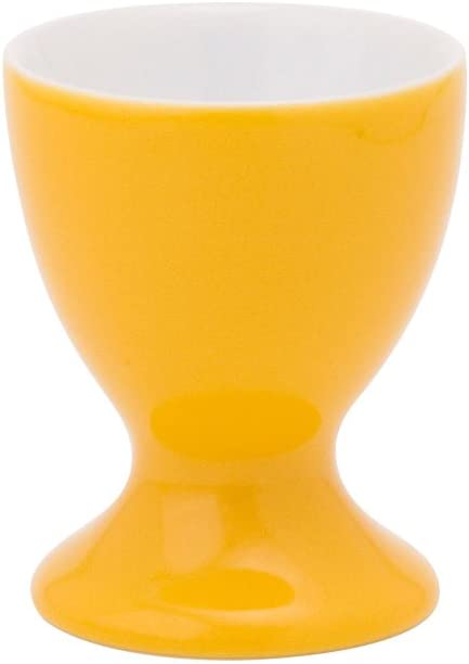 Kahla Pronto Colore Egg Cup with Stand, Porcelain, Orange-Yellow, 207401A72767X