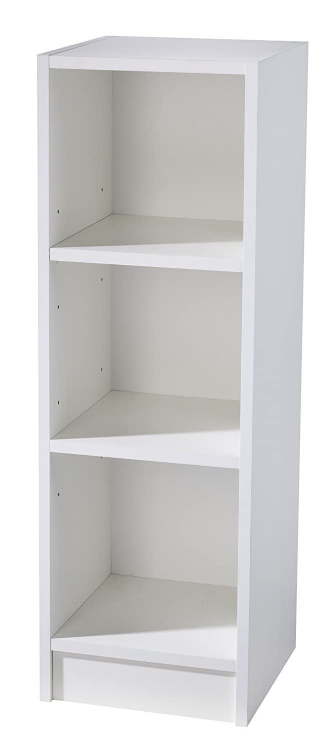 roba Maren side shelf with 3 open compartments, standing shelf suitable under changing table of the series, changing table shelf in white for expanding baby rooms and children\'s rooms