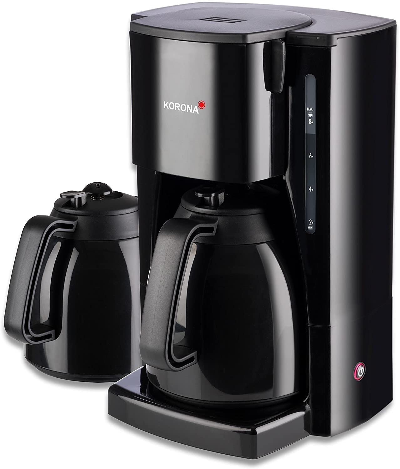 Korona 10311 Coffee Machine with Additional Thermal Jug - Filter Coffee Machine with Capacity for 8 Cups of Coffee