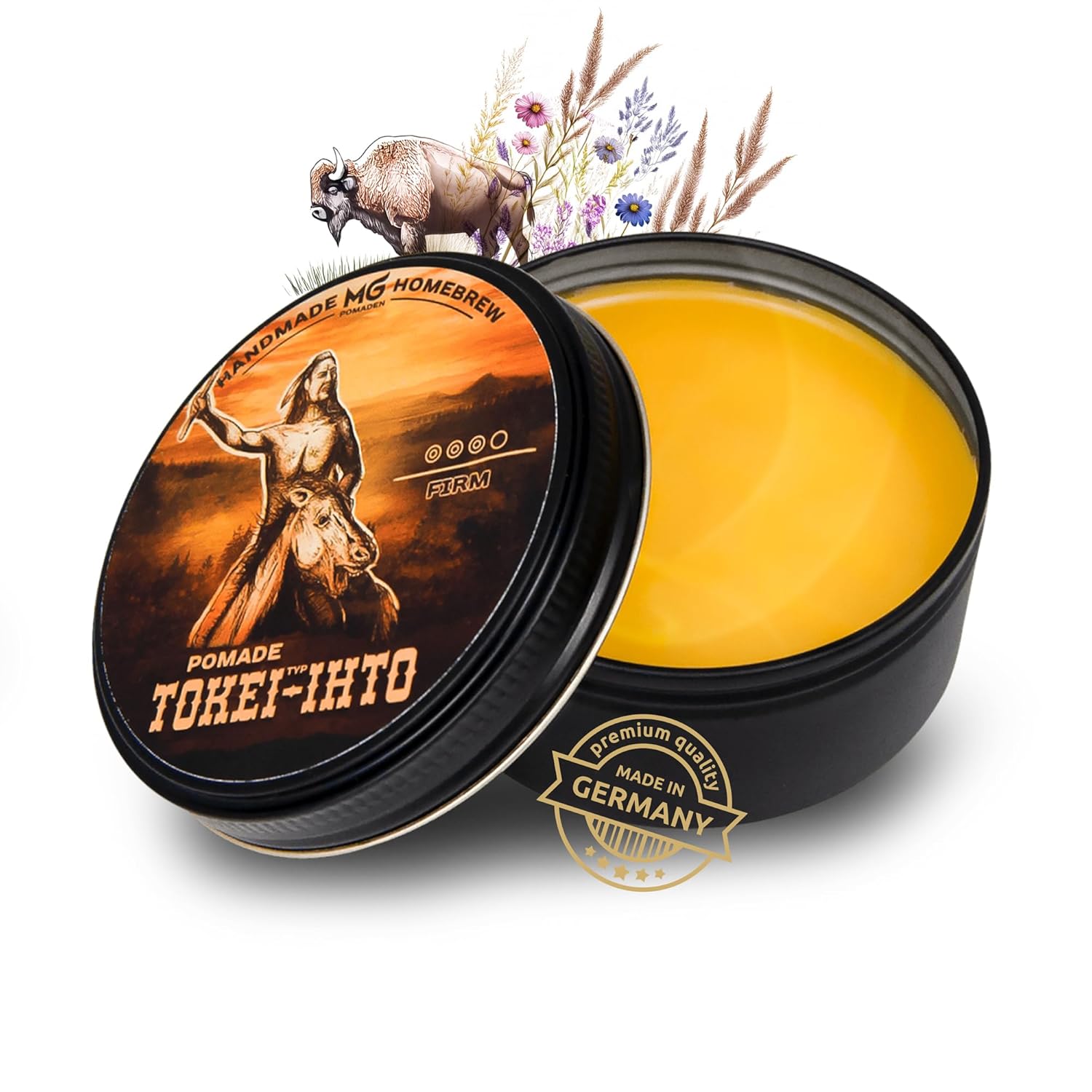 MG Pomade Tokei-IHTO Men's Waterproof and Nourishing Oil-Based Hair Pomade, Natural Wax Formulation for Medium Firm Hold, Hair Wax, Hair Wax Men, Hair Beard Styling