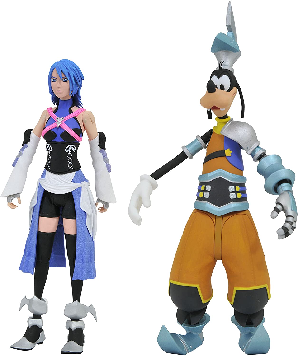 Kingdom Hearts Diamond Select Disney Series 2 Aqua & Bbs Goofy Action Figur