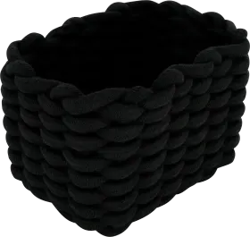 Klein black storage basket, 1 hour