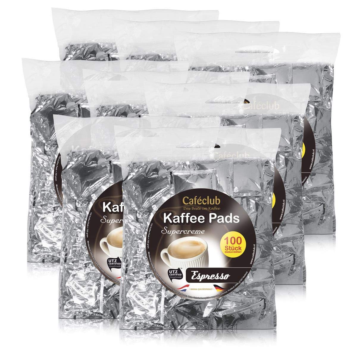 Cafeclub Supercreme Espresso Coffee Pods MegaPack 8x100 Pods