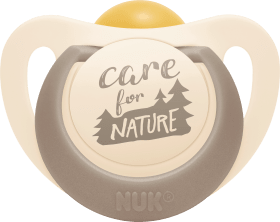 NUK Pacifier for Nature Latex, brown Gr.2, 6-18 Months, 2 Pcs