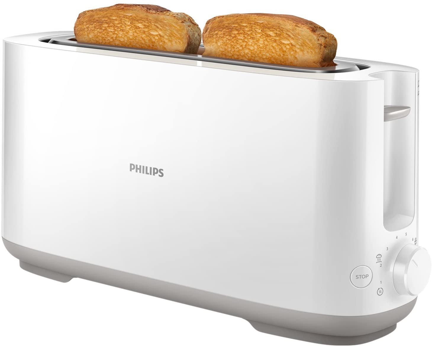 Philips Domestic Appliances Philips HD2590/00 HD2590/00/90 Toaster, Plastic, White